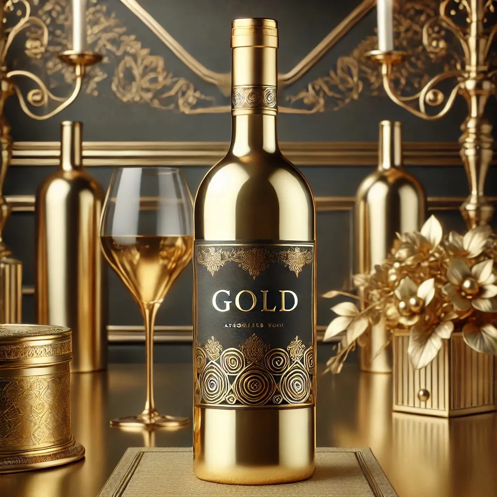 Gold Plan Flasche